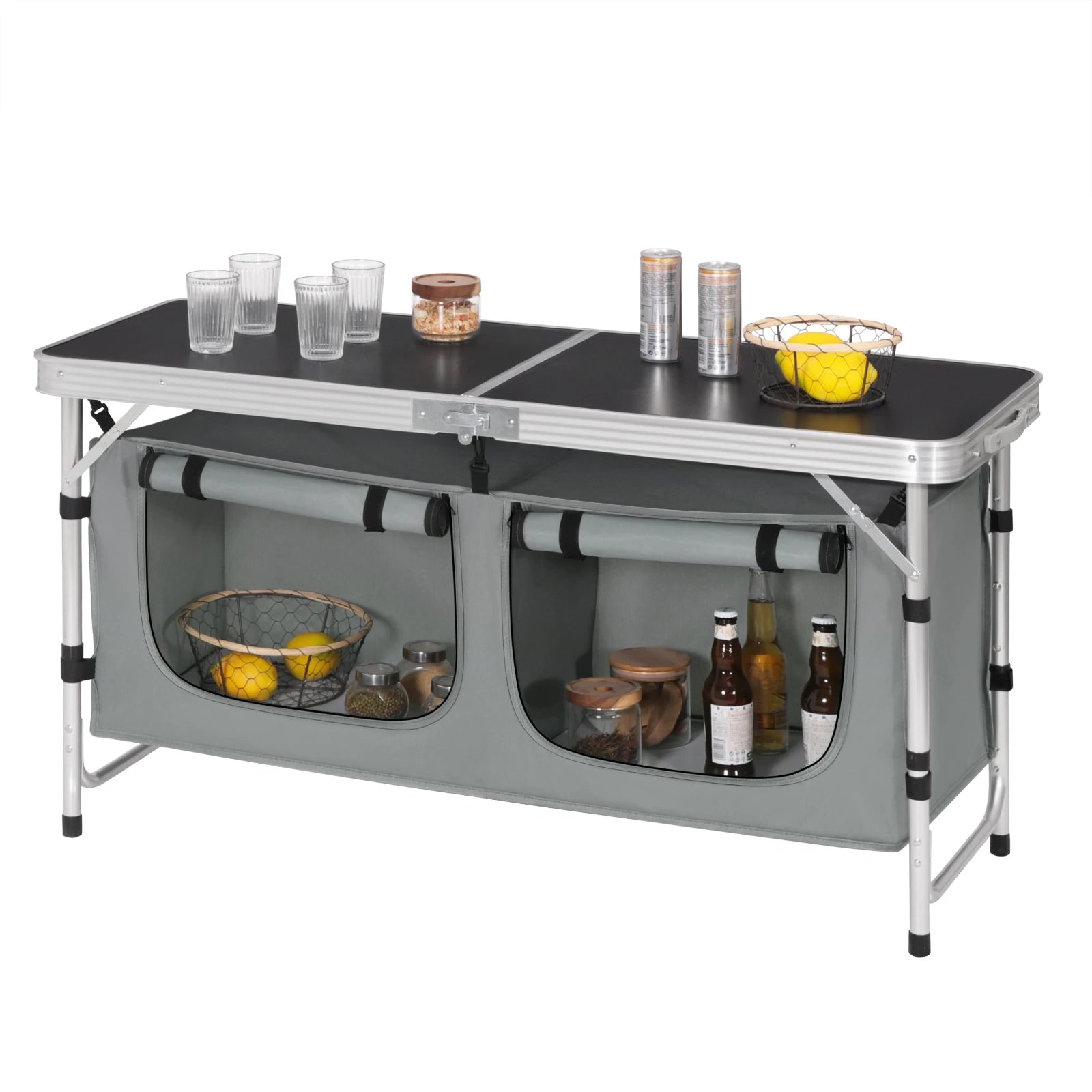 WOLTU Folding Picnic Table Aluminum