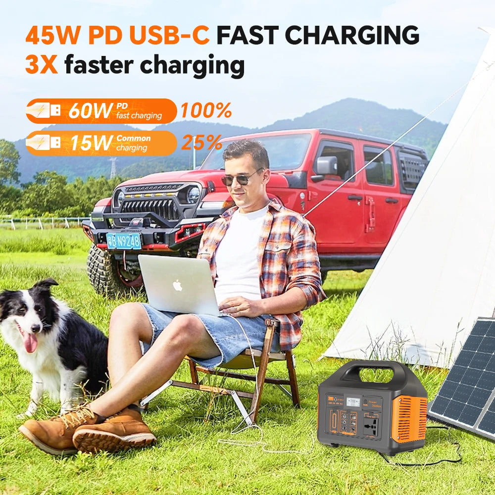 Gaiaray Portable Power Station 500W Solar Generator