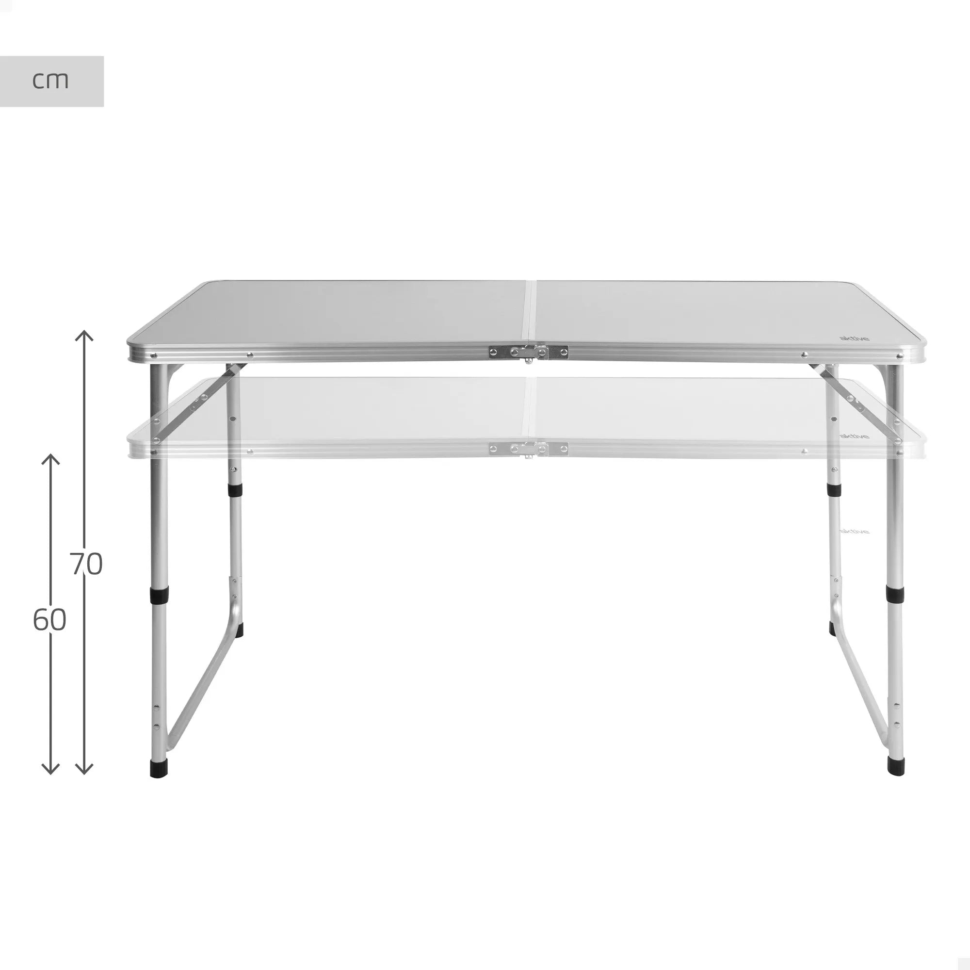 Outdoor folding table