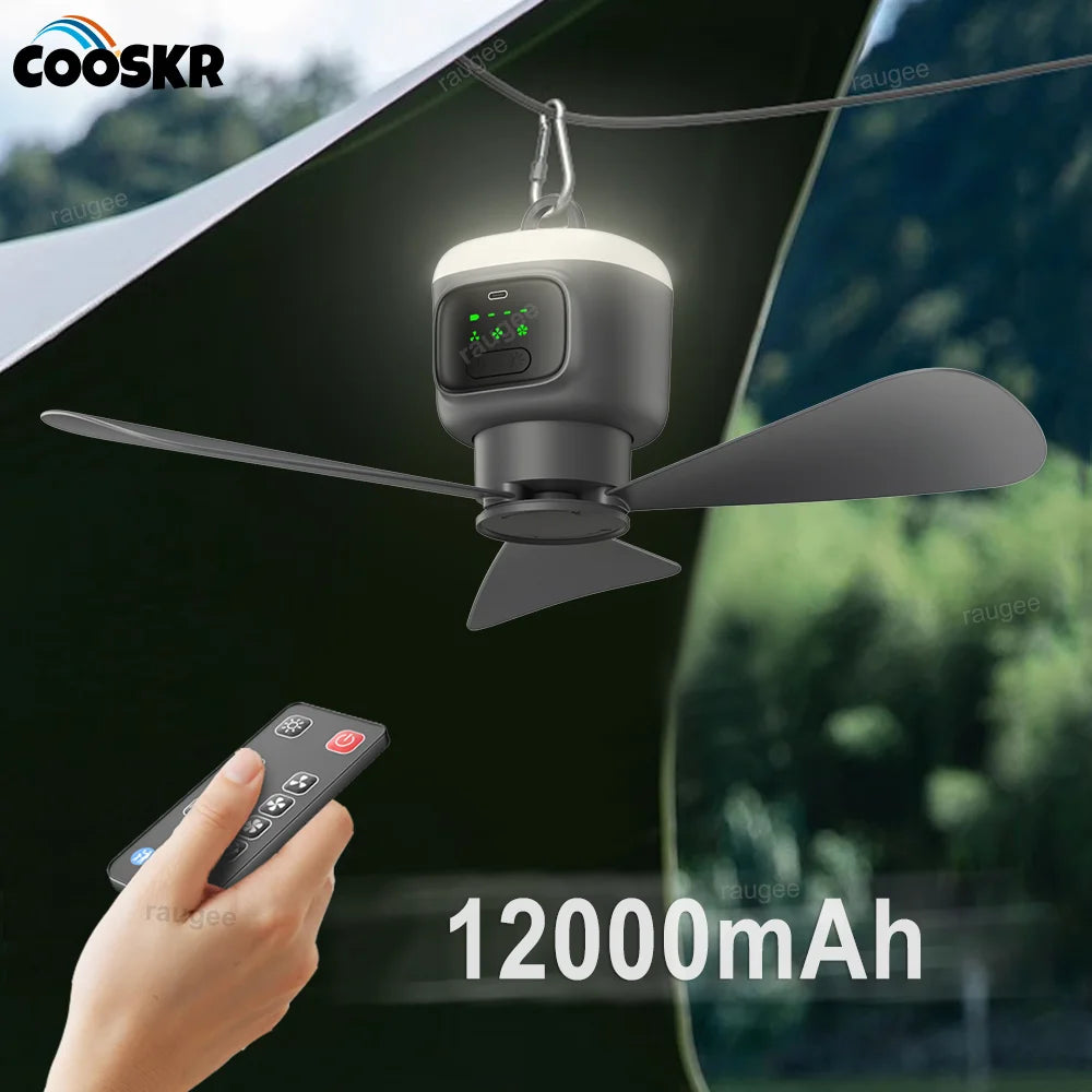 12000mAh Ceiling Fans Portable
