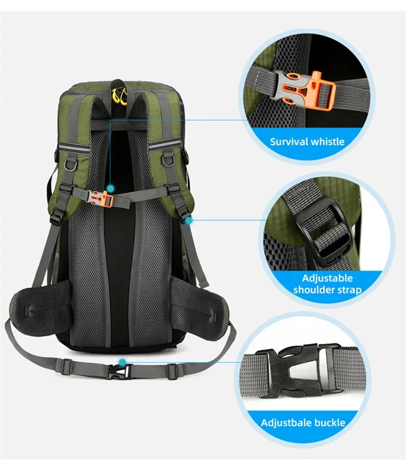 50L Travel Backpack Camping