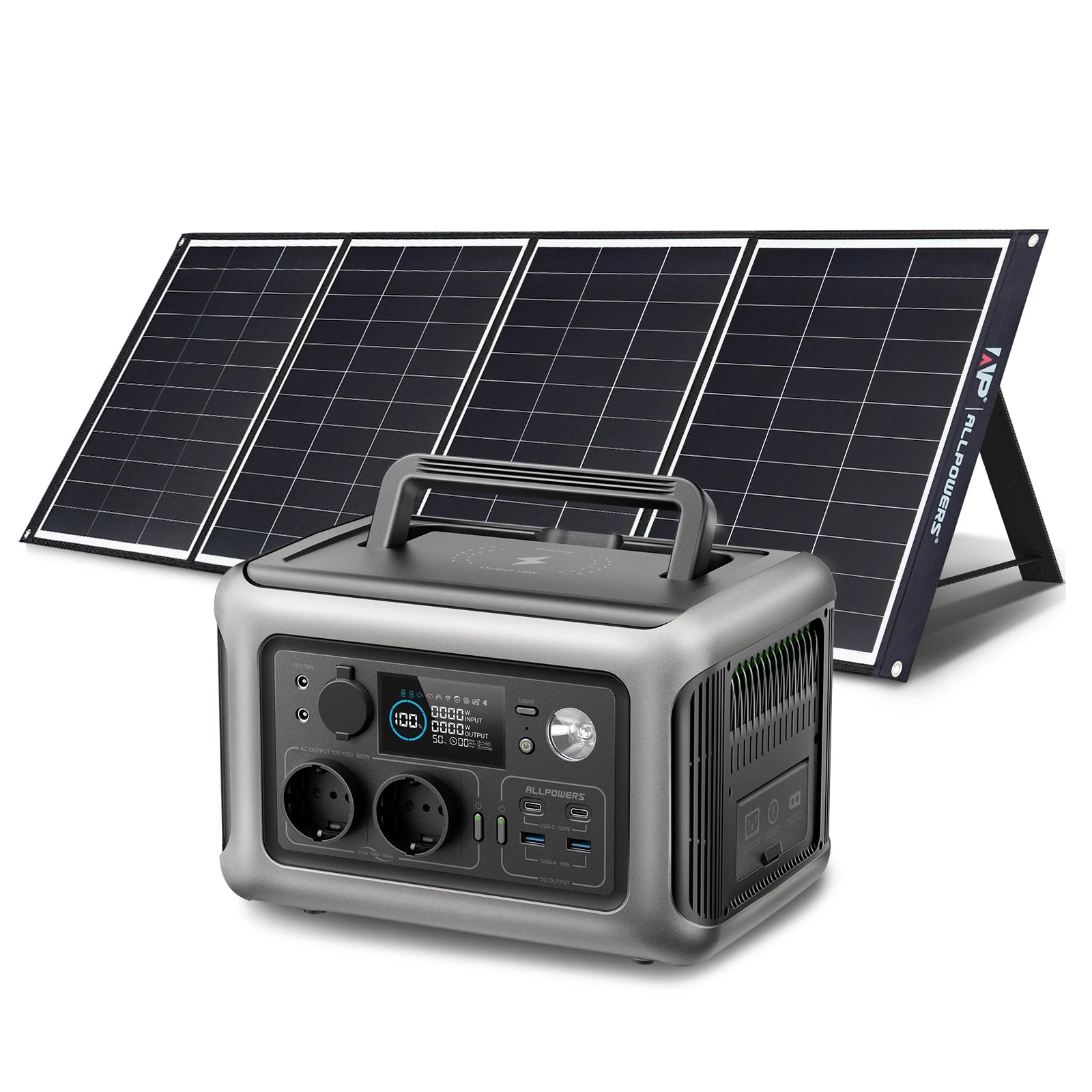 ALLPOWERS R600 Solar Generator with Solar Panel included