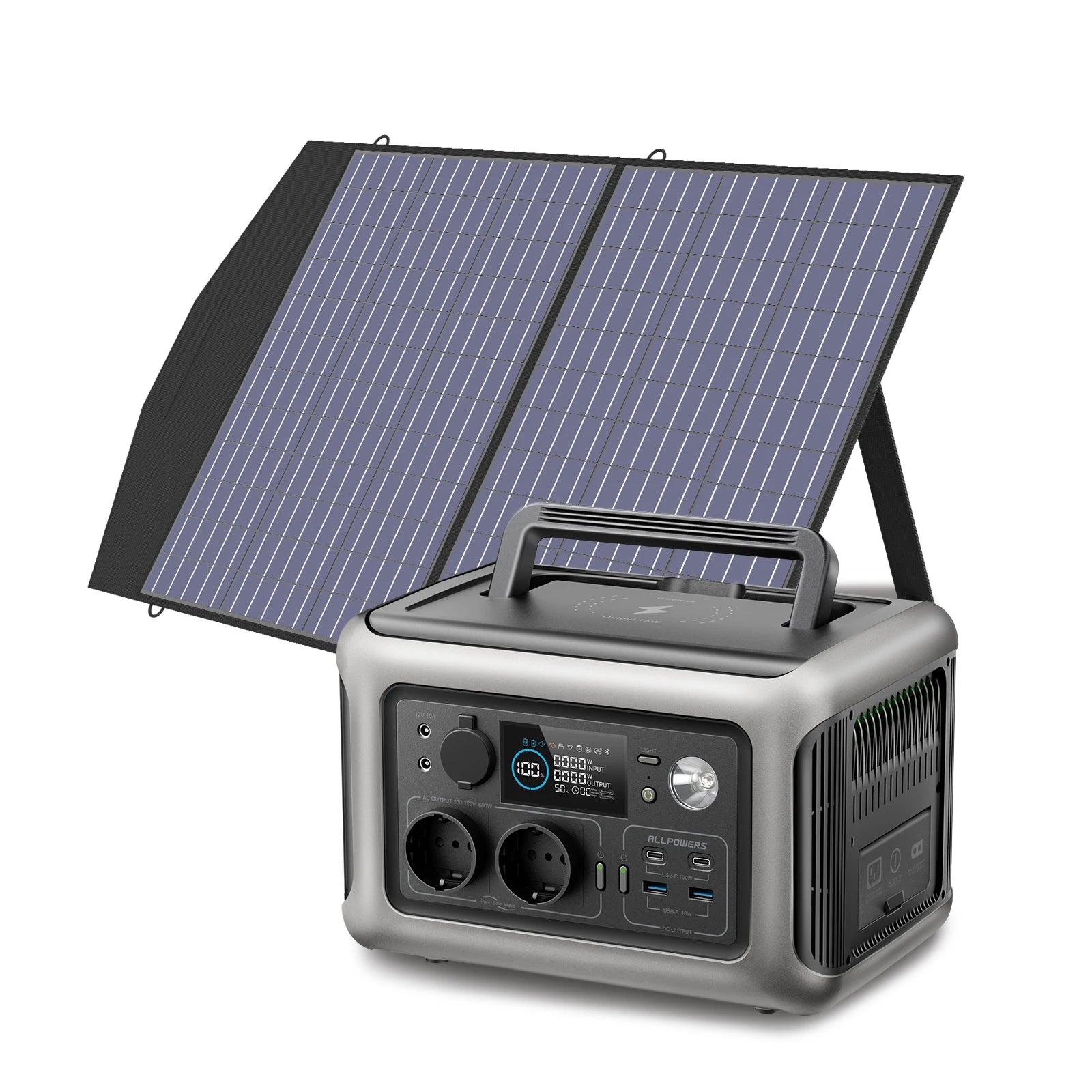 ALLPOWERS R600 Solar Generator with Solar Panel included