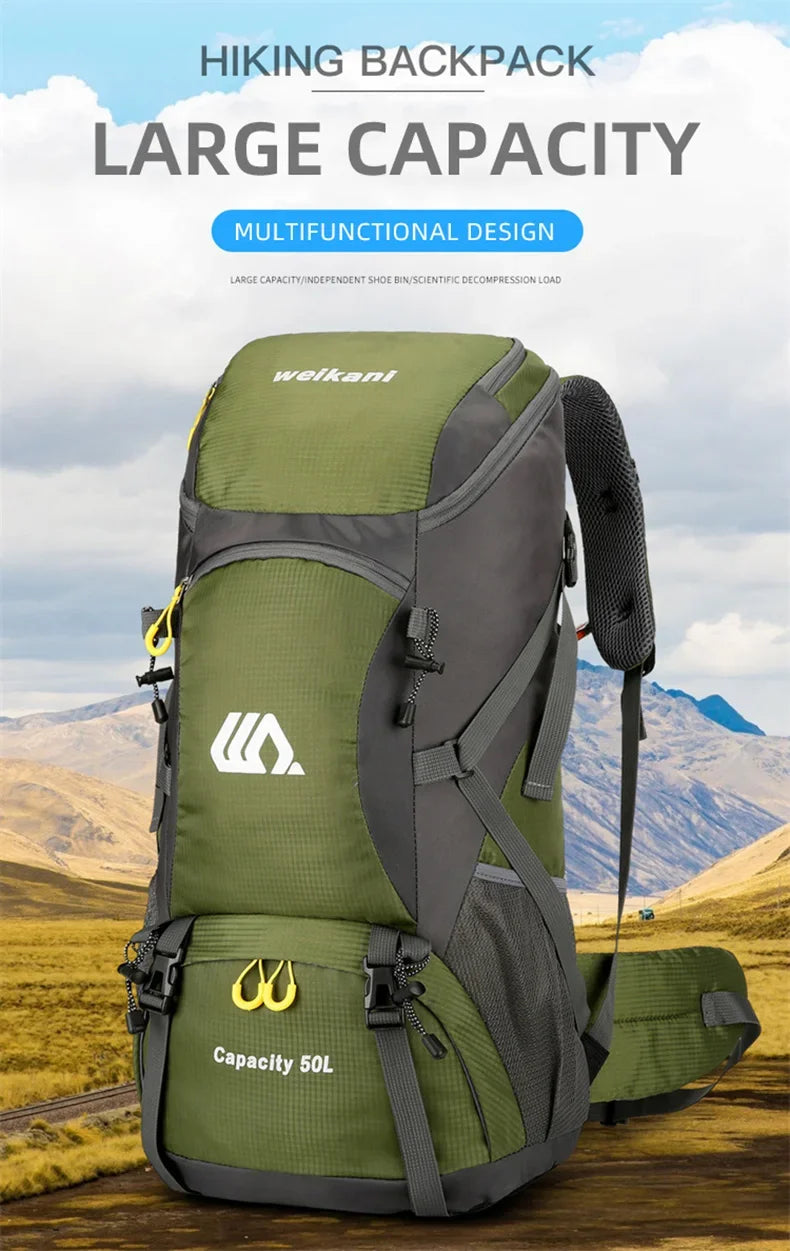 50L Travel Backpack Camping