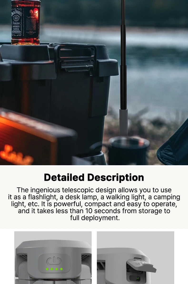 Rechargeable Outdoor Portable Hiking Camping