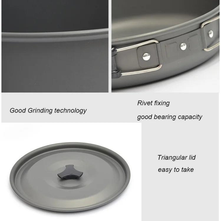 Camping Cookware Set for 1-7 Persons