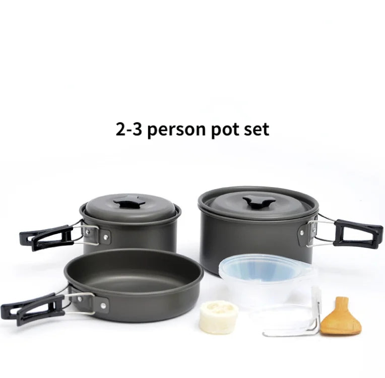 Camping Cookware Set for 1-7 Persons