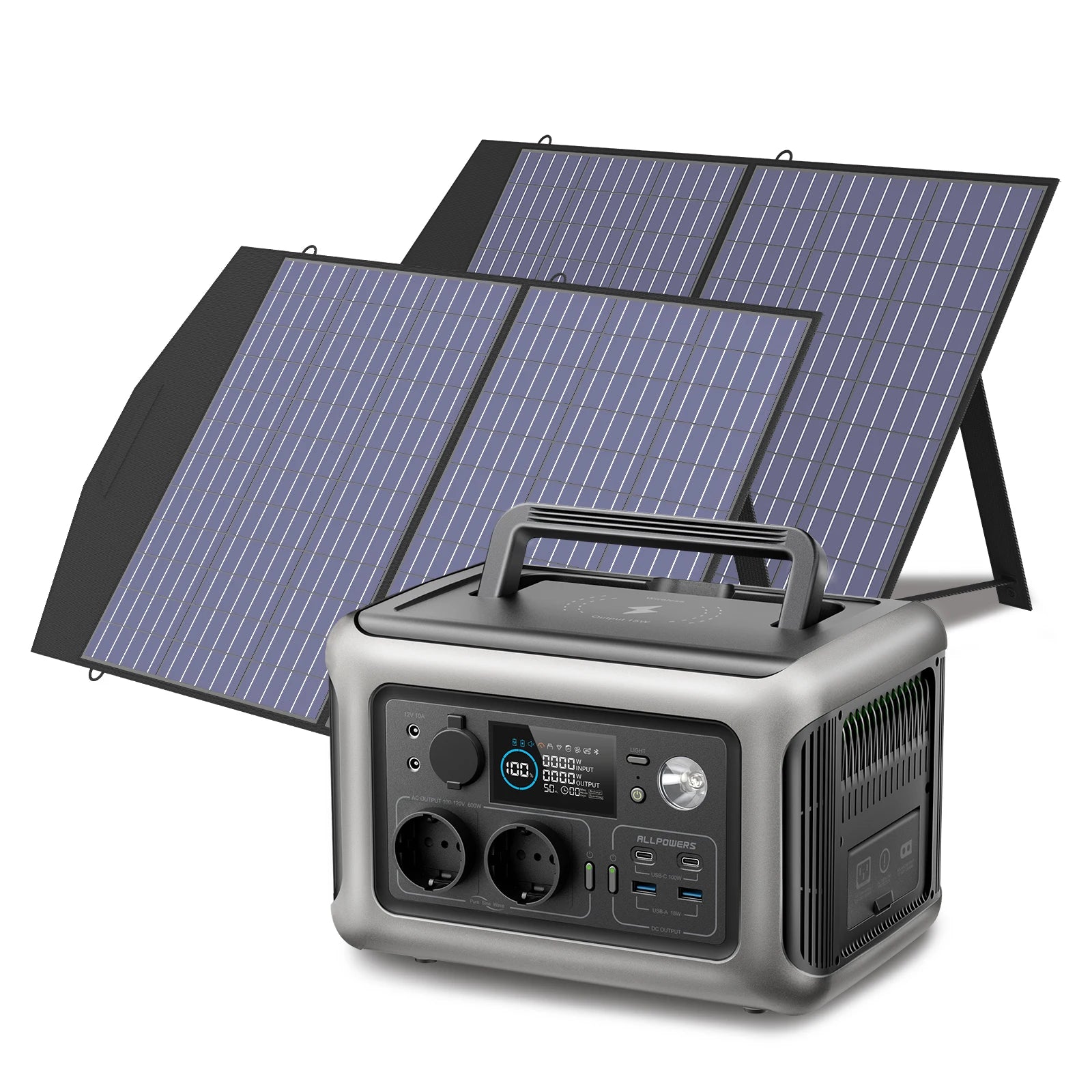 ALLPOWERS R600 Solar Generator with Solar Panel included