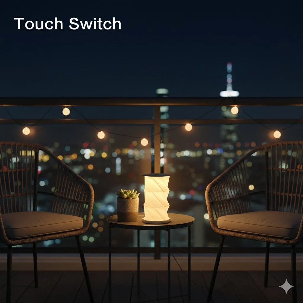 Portable Folding Camping Lantern Dimmable LED Tent Light