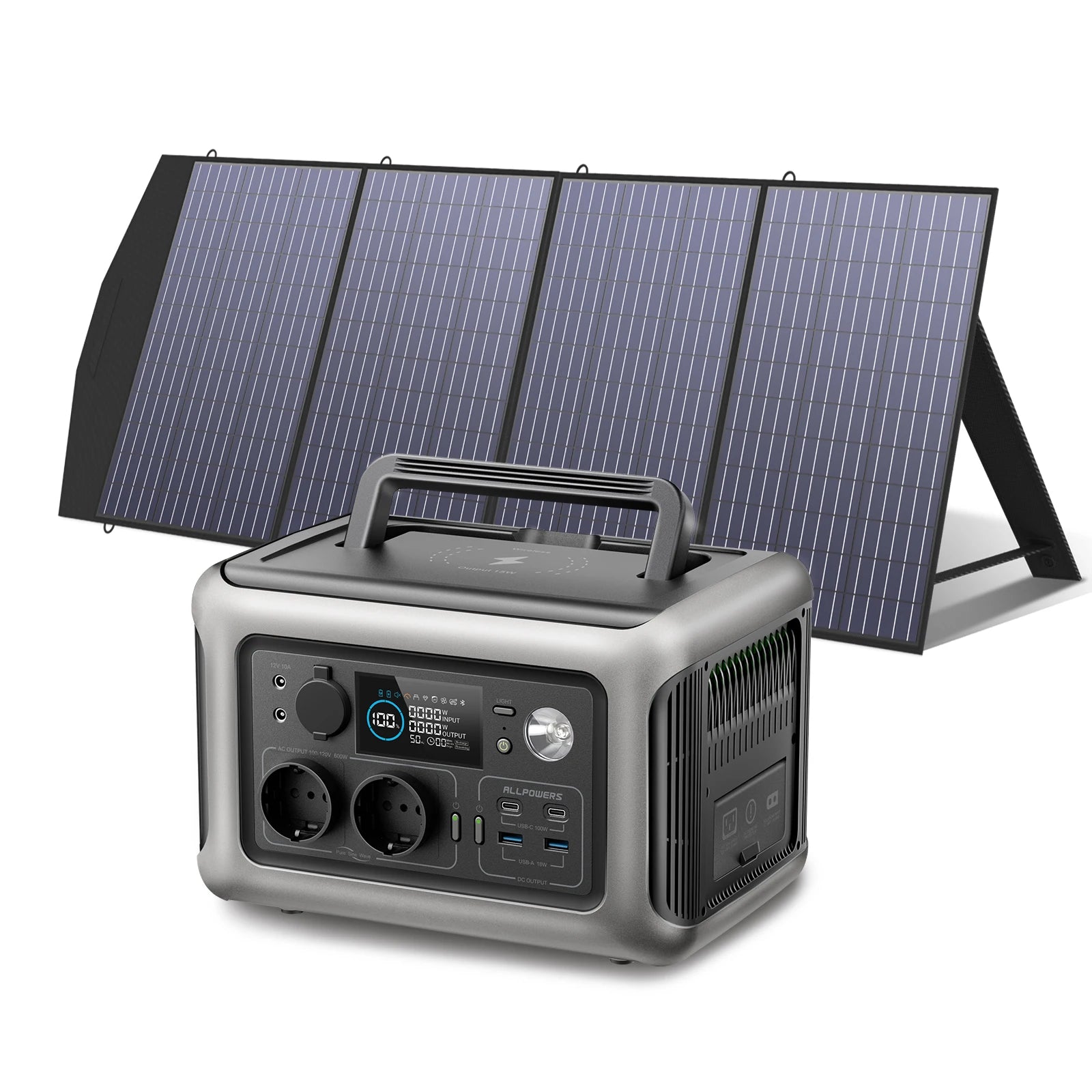ALLPOWERS R600 Solar Generator with Solar Panel included
