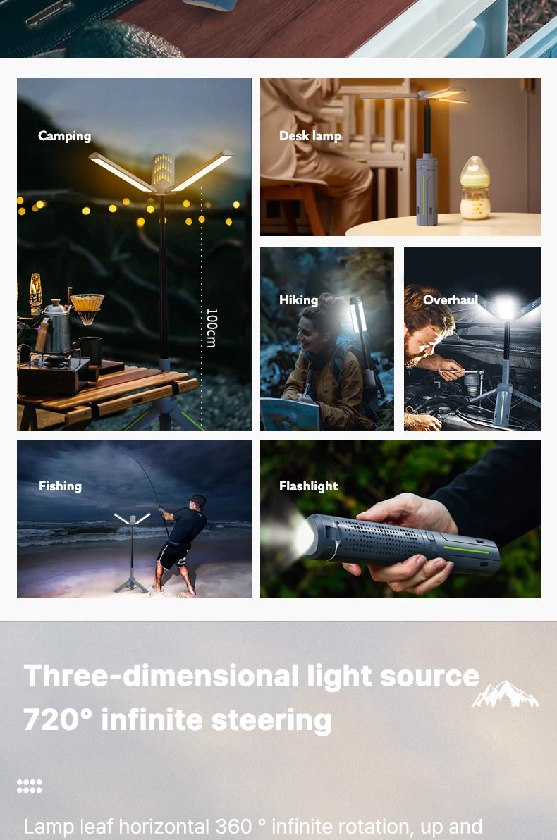 Rechargeable Outdoor Portable Hiking Camping