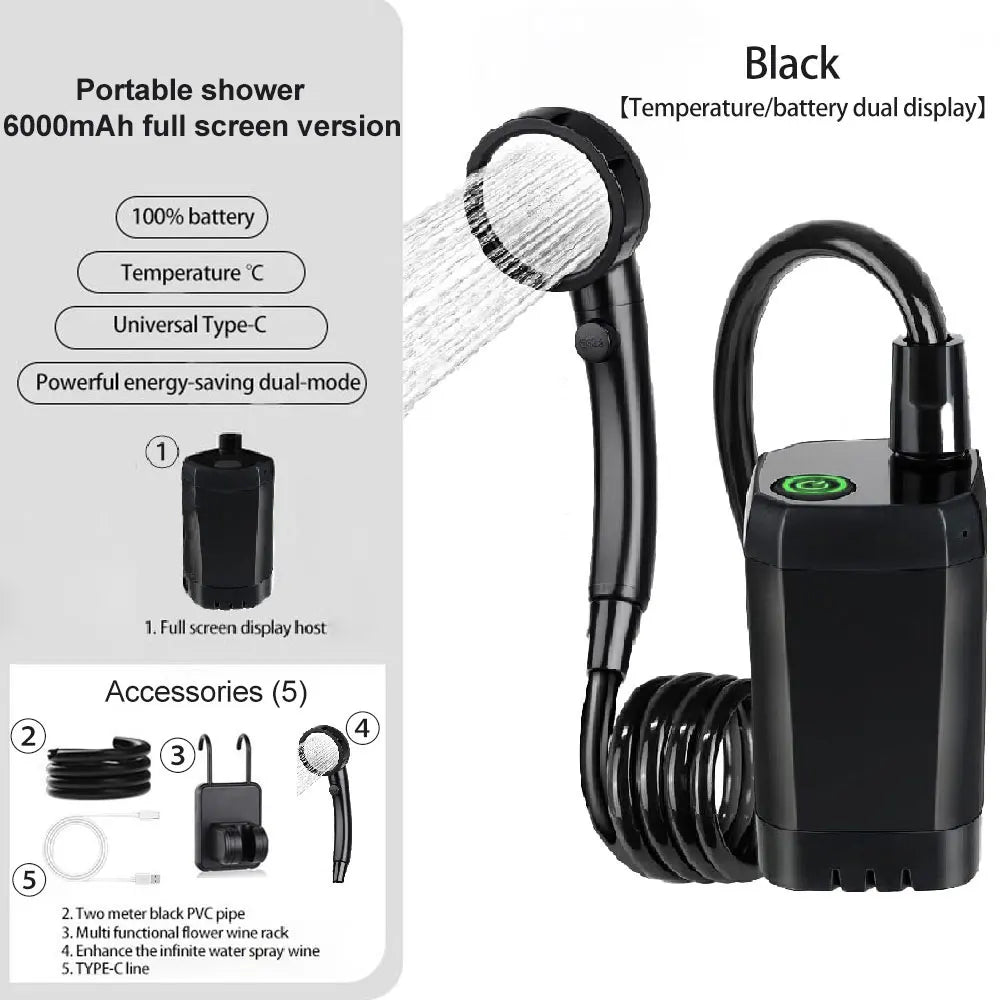 Portable Outdoor Electric Shower