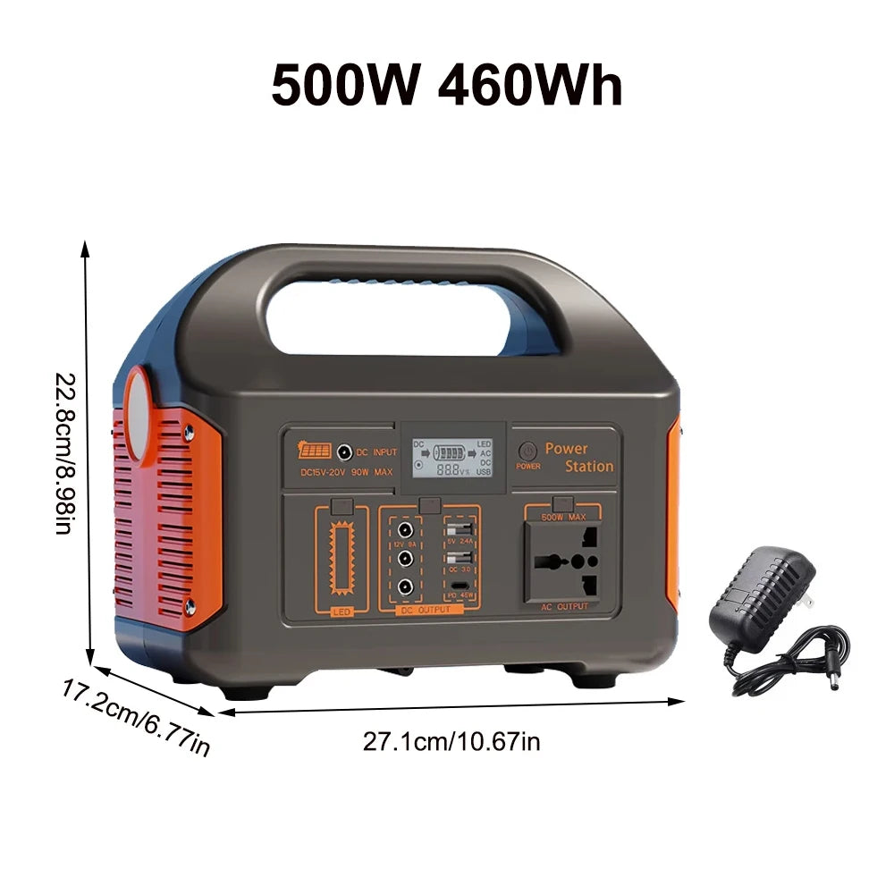 Gaiaray Portable Power Station 500W Solar Generator