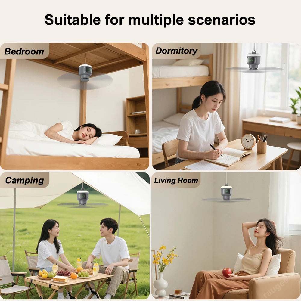 12000mAh Ceiling Fans Portable
