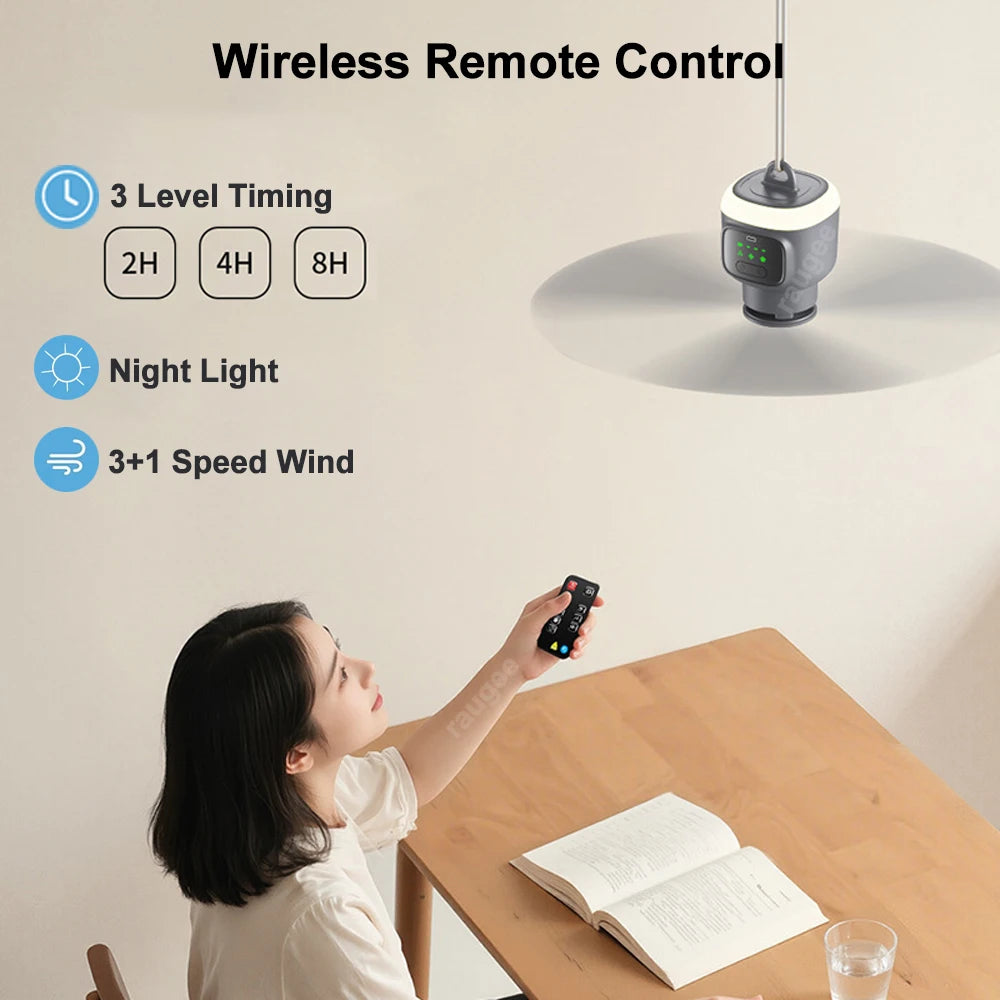 12000mAh Ceiling Fans Portable