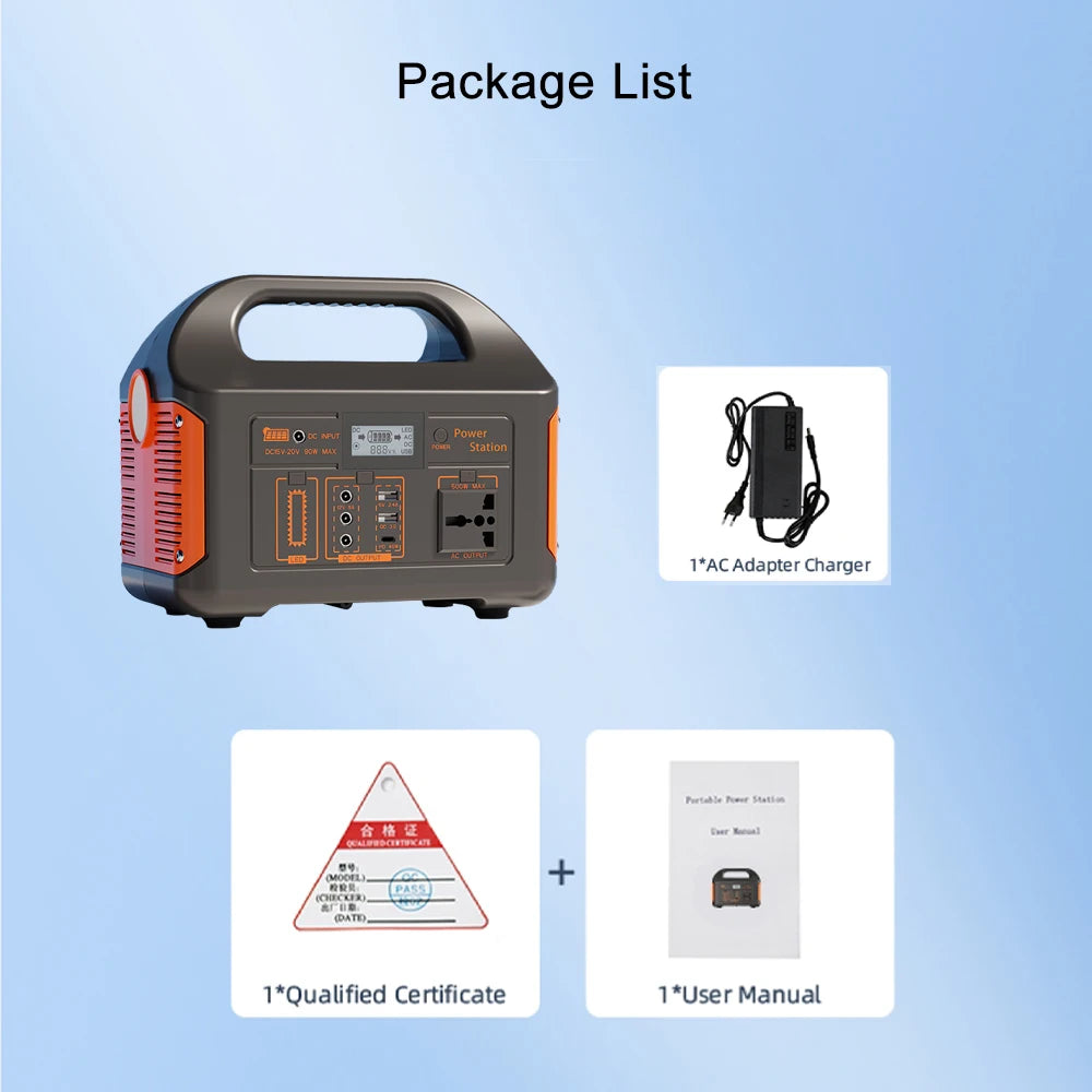 Gaiaray Portable Power Station 500W Solar Generator
