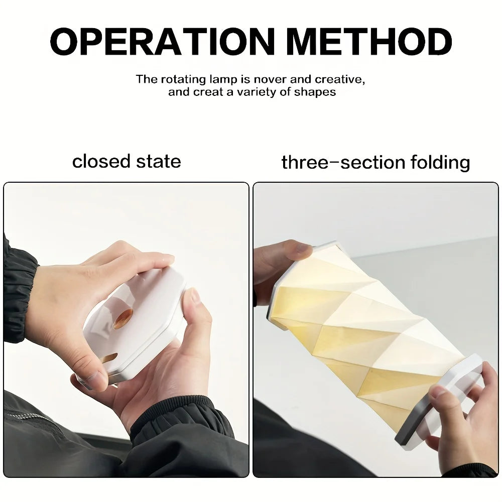 Portable Folding Camping Lantern Dimmable LED Tent Light