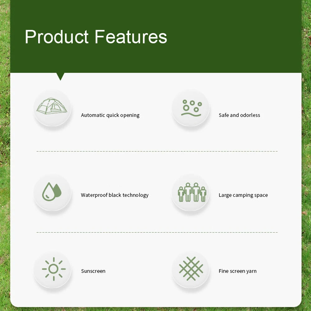 Outdoor Self-driving Travel Camping Tent