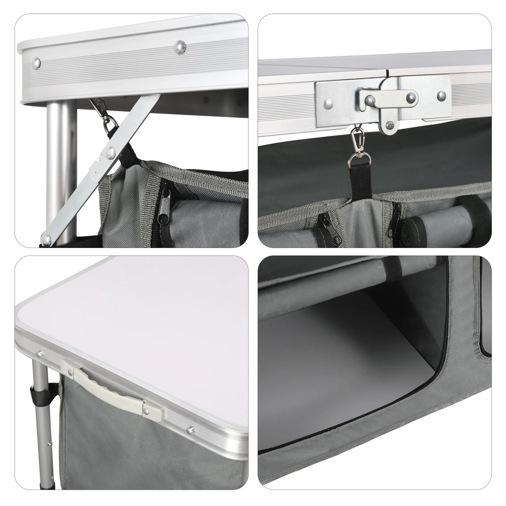 WOLTU Folding Picnic Table Aluminum