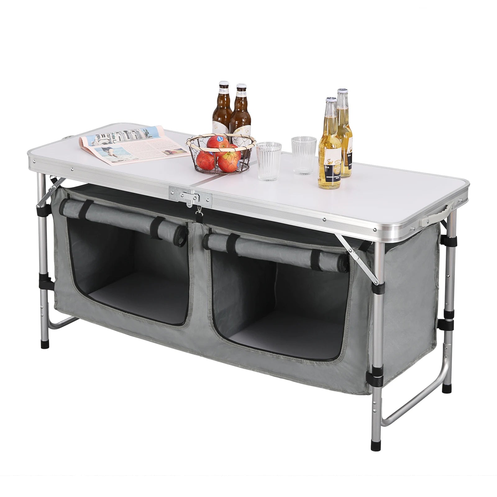 WOLTU Folding Picnic Table Aluminum