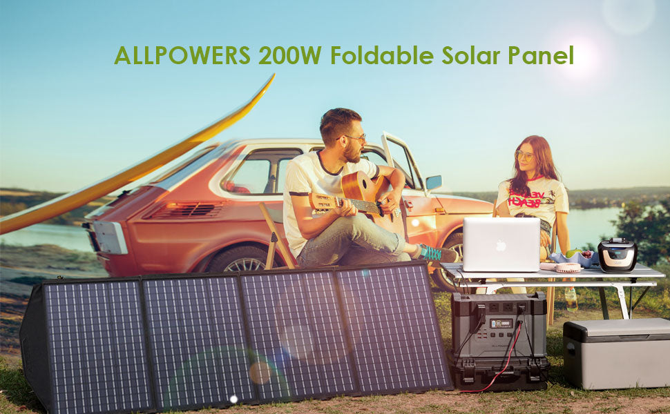 ALLPOWERS R600 Solar Generator with Solar Panel included